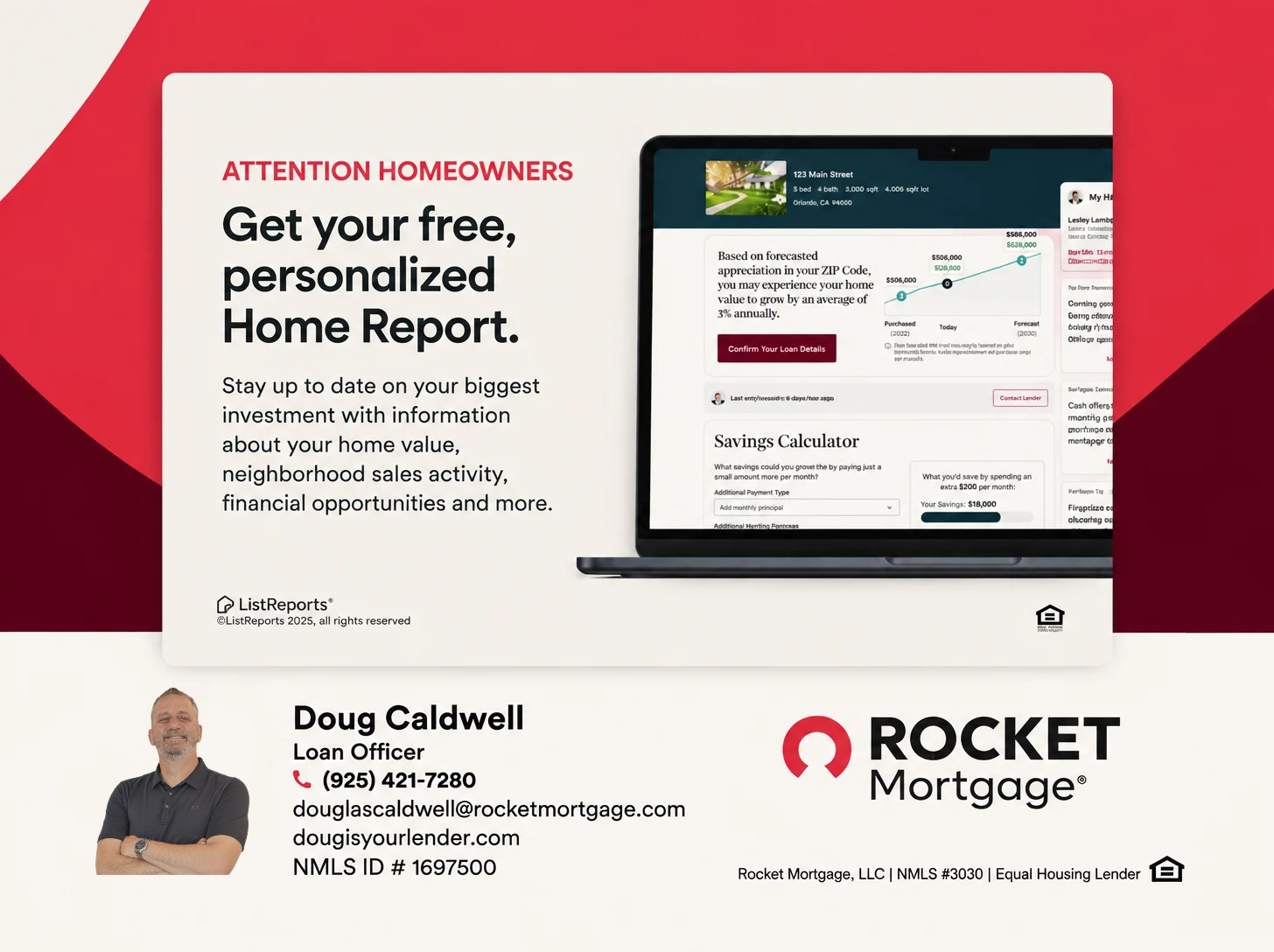 Rocket Mortgage branded home report